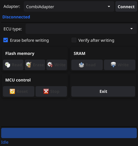 BDMTool main window