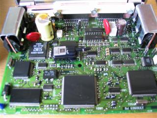 Trionic 7 top side of circuit board